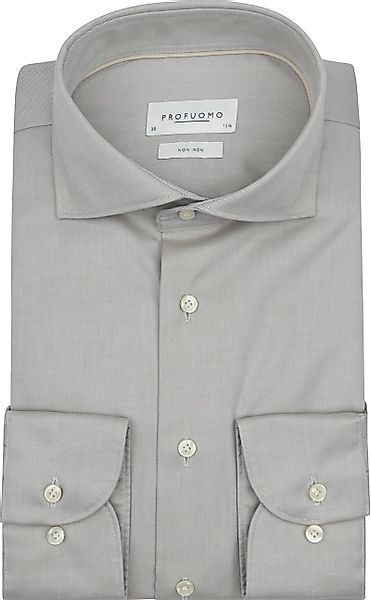 Profuomo Twill Hemd Hellgrün - Größe 45 günstig online kaufen