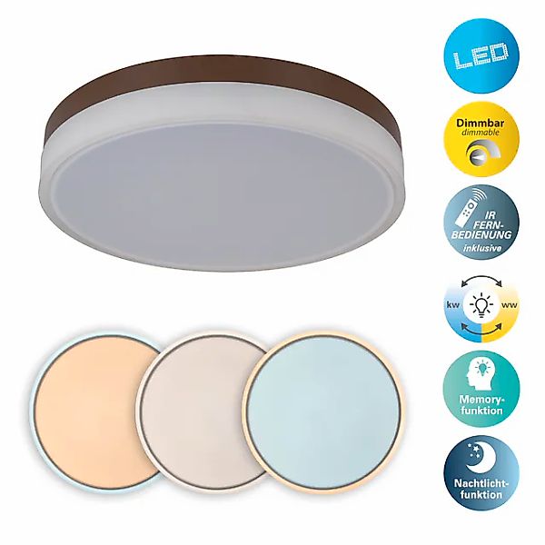 näve LED Deckenleuchte »Lola«, 1 flammig, Leuchtmittel LED-Modul   Leuchtmi günstig online kaufen