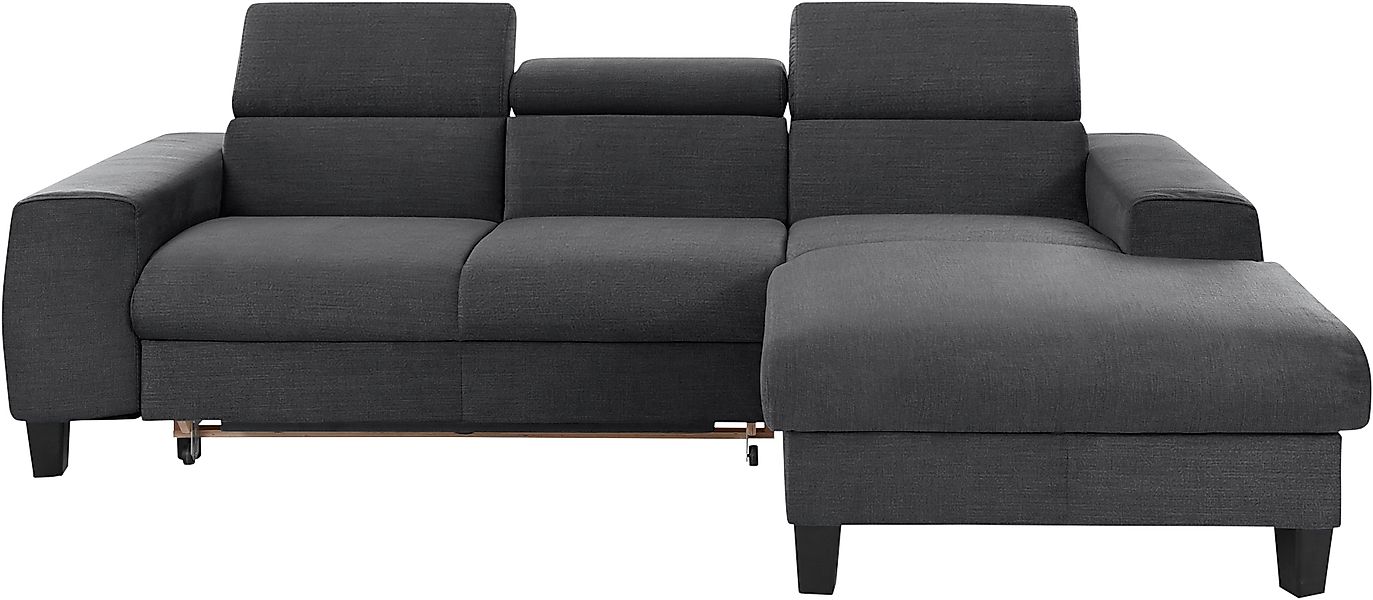 COTTA Ecksofa "Morven L-Form mit Kopfteilverstellung", wahlweise mit Bettfu günstig online kaufen