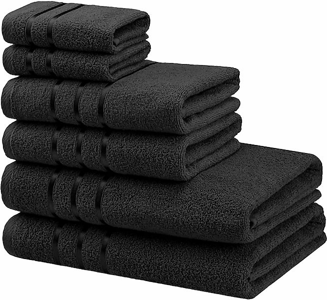 Bruno Banani Handtuch Set »Clement, Duschtücher, Handtücher, Seiftücher«, S günstig online kaufen
