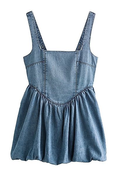 Next Jeanskleid Mini-Puffballkleid aus Denim (1-tlg) günstig online kaufen