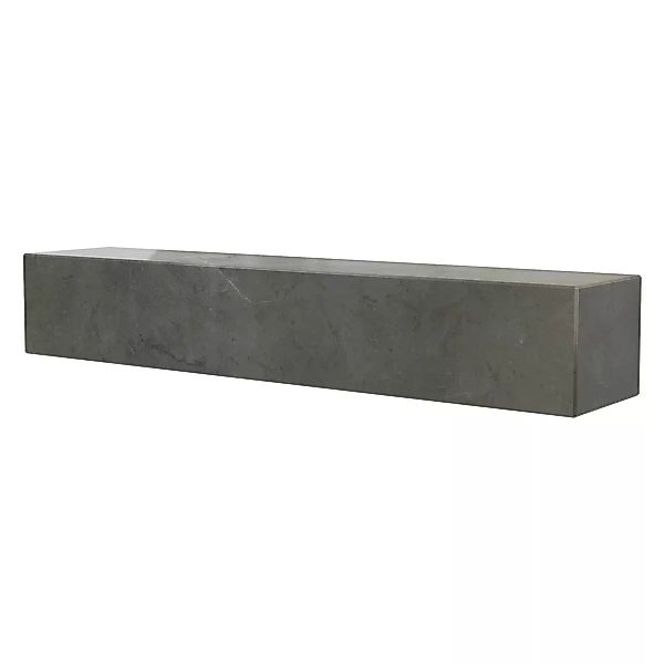 Plinth Wandregal braun-grauer Kendzo-Marmor günstig online kaufen