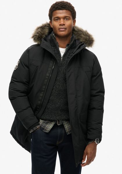 Superdry Parka "EVEREST FAUX FUR PARKA JACKET" mit Kapuze günstig online kaufen