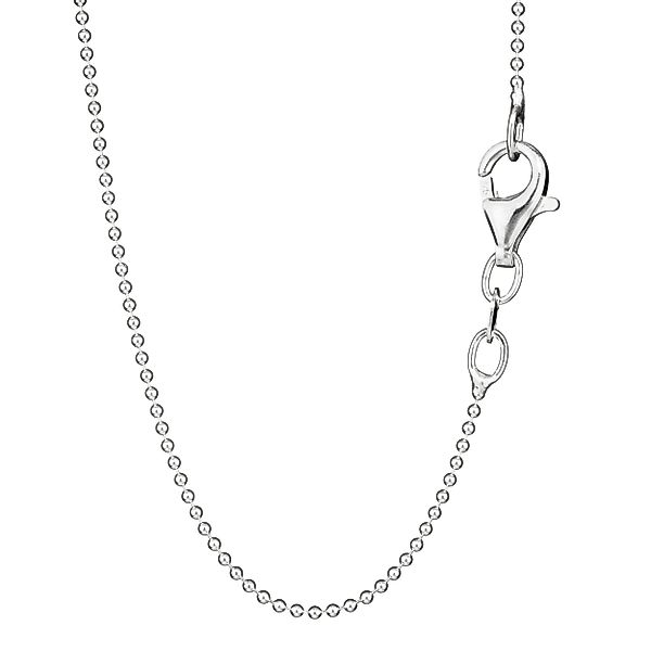 NKlaus Silberkette Collier 65cm Kugelkette rund günstig online kaufen