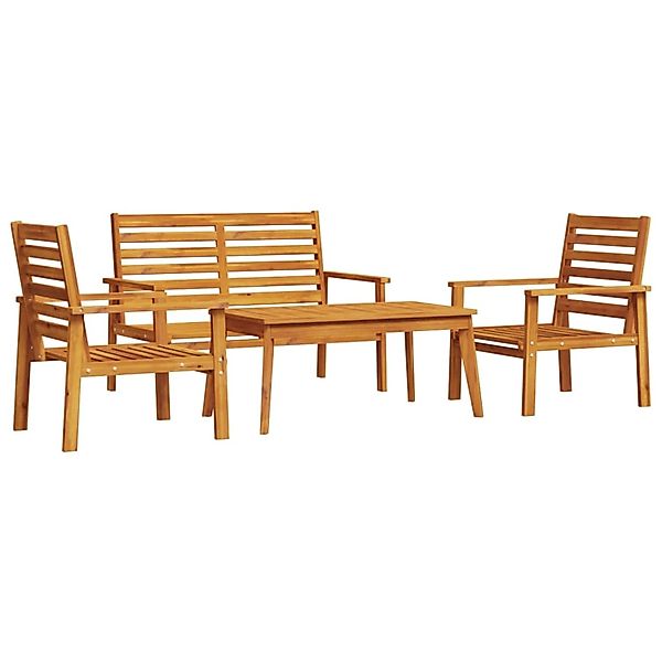 vidaXL 4-Tlg Garten-Lounge-Set Massivholz Akazie 3211794 günstig online kaufen