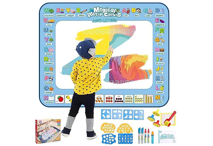 Refined Living Kreativset Wasser Doodle Matte Wassermalmatte Mit Frucht und günstig online kaufen