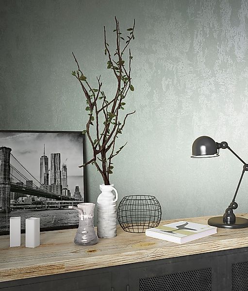 Marburg Vliestapete Concrete, strukturiert, glänzend, moderne günstig online kaufen