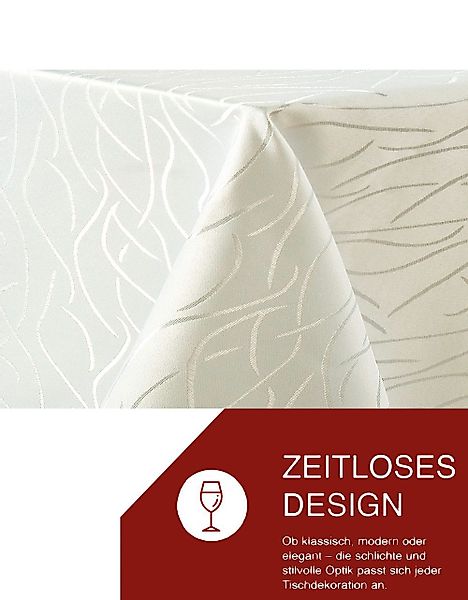 texpot Tischdecke Tischläufer Streifen bügelfrei fleckenabweisend (1-tlg) günstig online kaufen