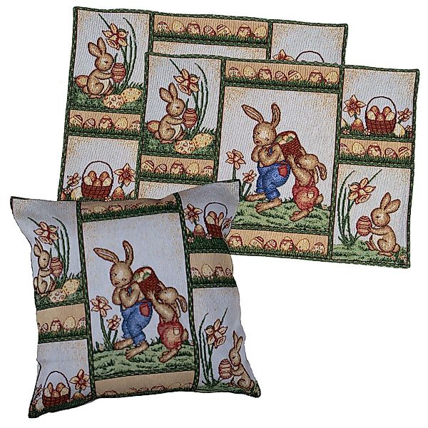 heimtexland Platzset Gobelin Tischdeko Osterdeko Tischset günstig online kaufen