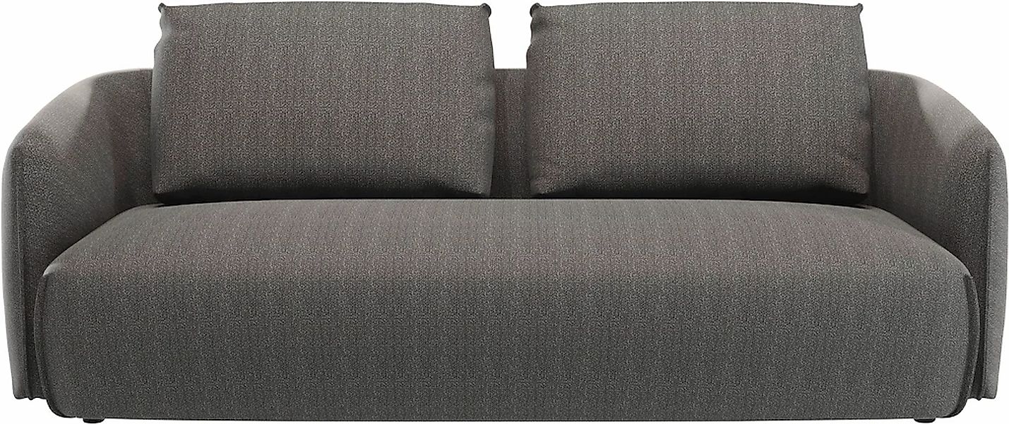 TRENDMANUFAKTUR 3-Sitzer "Shawn Designsofa mit elegant geschwungen Armlehne günstig online kaufen