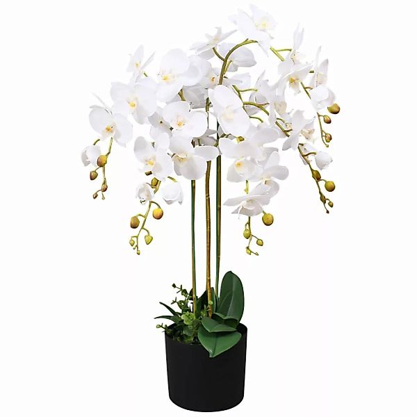 Künstliche Orchidee Mit Topf 75 Cm Weiß günstig online kaufen