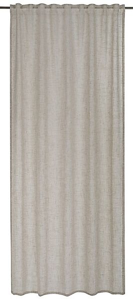 ELBERSDRUCKE Vorhang Gardine mit verdeckten Schlaufen Emotions beige 255x14 günstig online kaufen