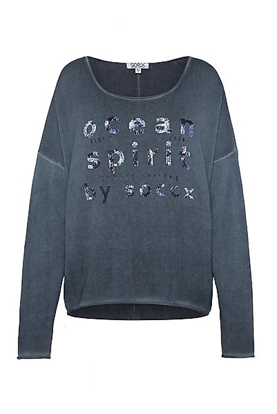 SOCCX Strickpullover SOCCX Oversized Pullover mit günstig online kaufen