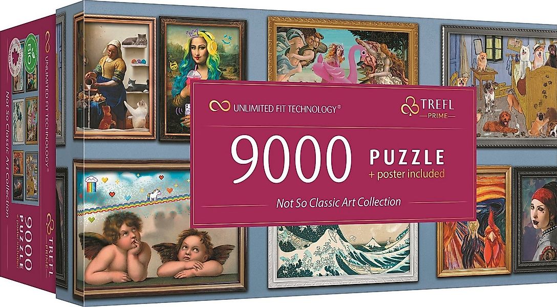 Trefl Puzzle Classic Art Collection 9000 Teile Puzzle, 9000 Puzzleteile, Ma günstig online kaufen