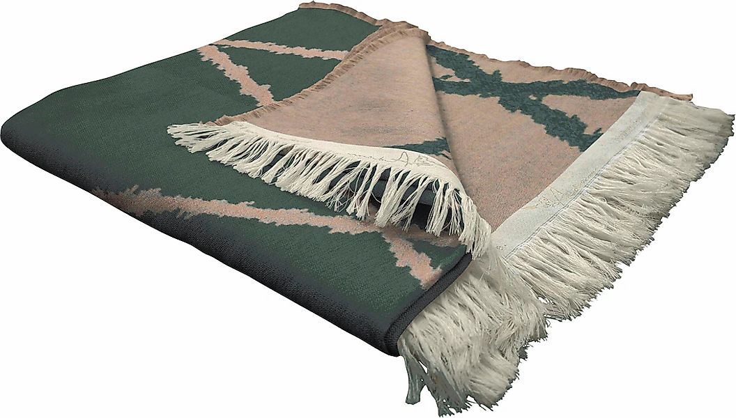 Adam Wohndecke "Casket Valdelana" mit grafischem Muster, Kuscheldecke günstig online kaufen