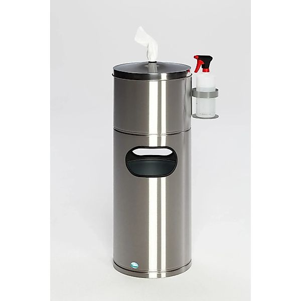 PROREGAL Desinfektionsstation Für Papiertücher Mit Flaschenhalter Inneneins günstig online kaufen