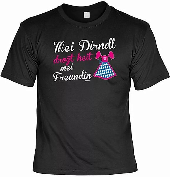 Art & Detail Shirt T-Shirt Lustige Sprüche Fun Wiesn - Mei Dirndl drogt hei günstig online kaufen