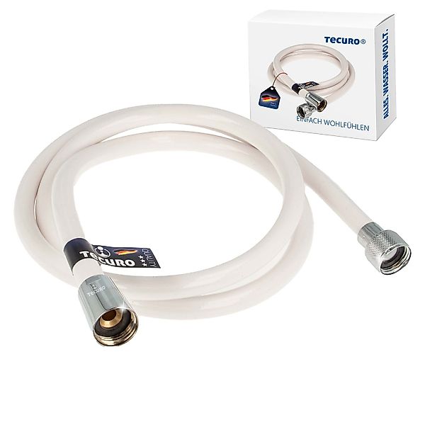 tecuro Brauseschlauch Brauseschlauch EASY, weiß/chrom, Made günstig online kaufen