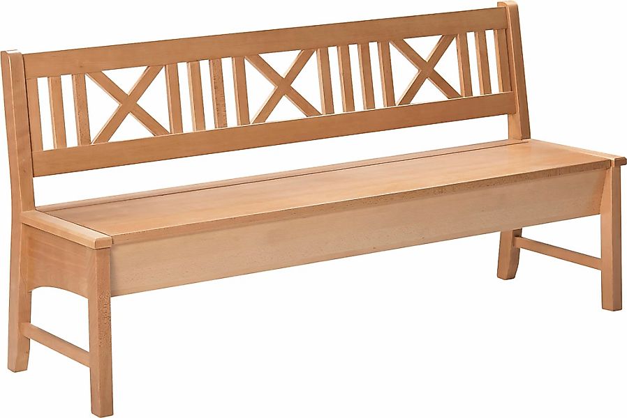 massivline&more Truhenbank "Bodensee" 1 Stk. tlg. Breite 166 cm günstig online kaufen