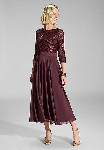 SWING Cocktailkleid Taillierte Passform mit ausgestelltem günstig online kaufen
