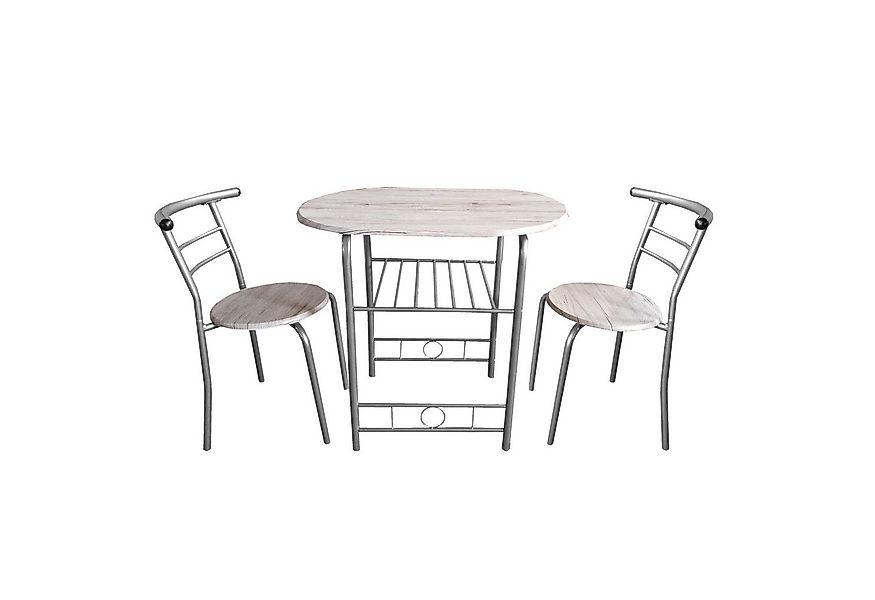 HTI-Line Küchentisch Tischgruppe Merit (Set, 3-St., 1 Tisch, 2 Stühle), Ess günstig online kaufen