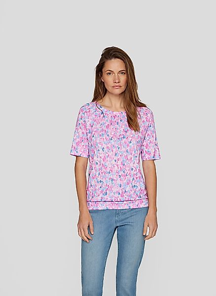 Rabe Rundhalsshirt mit grafischem Muster günstig online kaufen