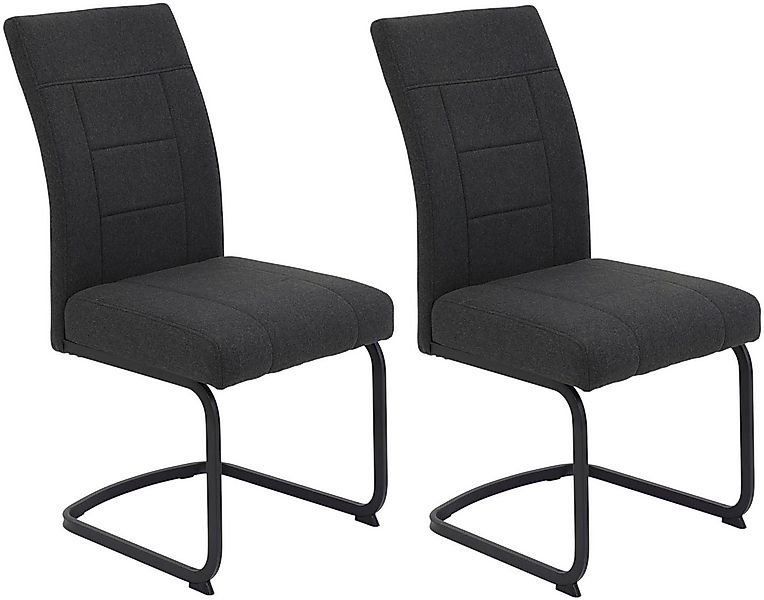 HELA Freischwinger BRINDISI, Esszimmerstuhl (Set, 2 St), XL-Sitz,Federkorb, günstig online kaufen