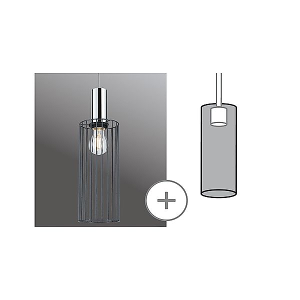 Paulmann "URail Schirm 2Easy Biraha 120mm Anthrazit" günstig online kaufen