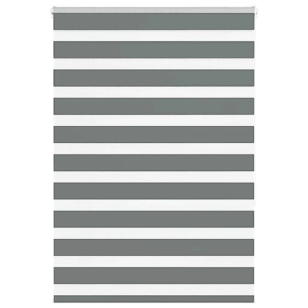 vidaXL Doppelrollo Dunkelgrau 100x150 cm Stoffbreite 95,9 cm Polyester 4014 günstig online kaufen