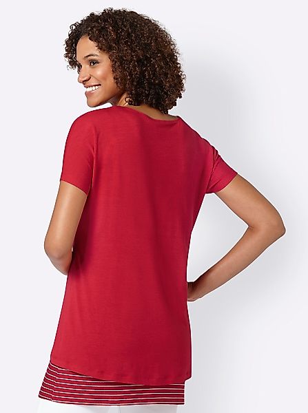 Casual Looks 2-in-1-Shirt "Shirt + Top" 1 Stk. tlg. günstig online kaufen