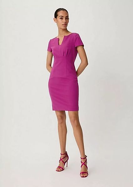 Comma Minikleid Kleid fixiertes Insert, Raffung günstig online kaufen