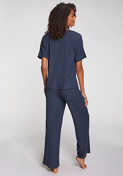 s.Oliver Pyjamahose Aus weicher Rippqualität günstig online kaufen