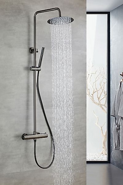 Øresund Duschsystem "Sanddorn" Set, Überkopfbrause, Regendusche Wellnessdus günstig online kaufen