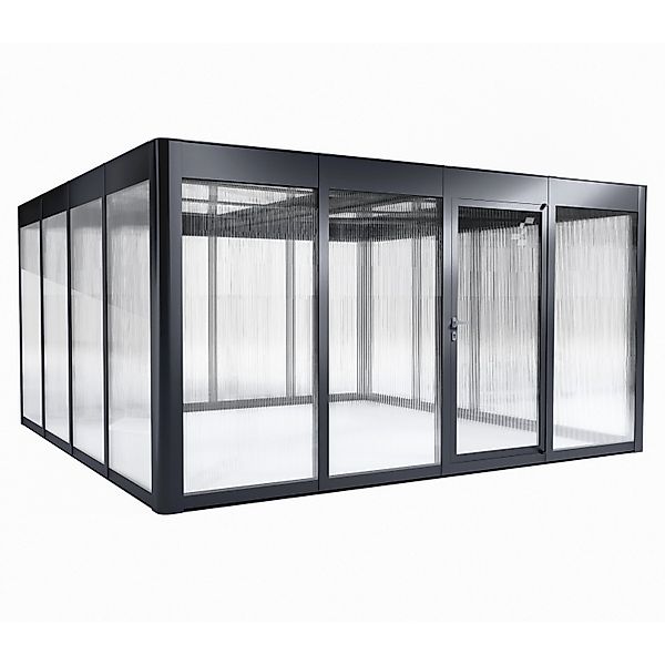 SunElements Gewächshaus SunGarden Anthrazit 19,6 m² günstig online kaufen