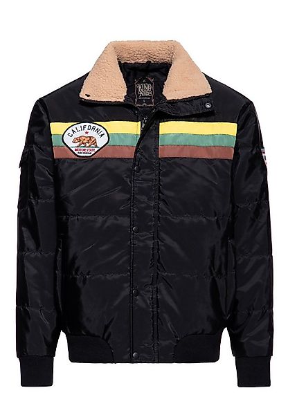 KingKerosin Winterjacke California (1-St) mit Teddykragen günstig online kaufen