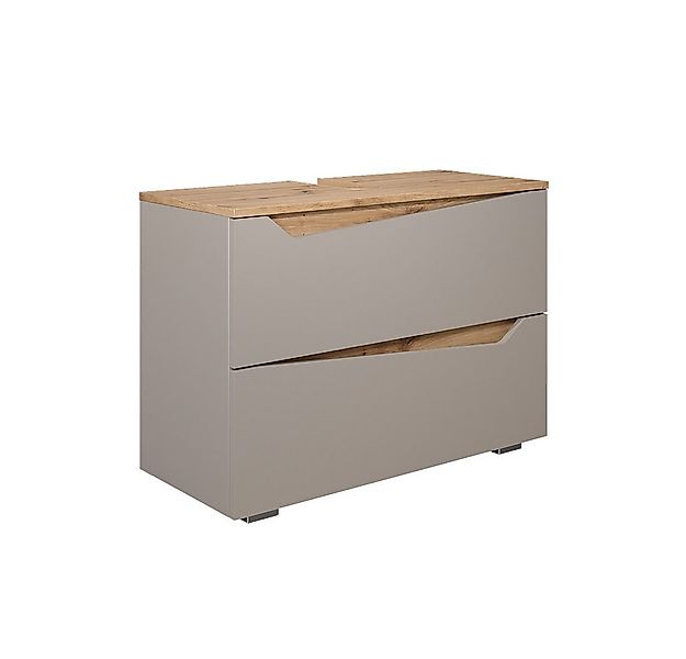 Vicco Waschbeckenunterschrank Marelle, Greige/Artisan-Eiche, 80 x 57.5 cm m günstig online kaufen