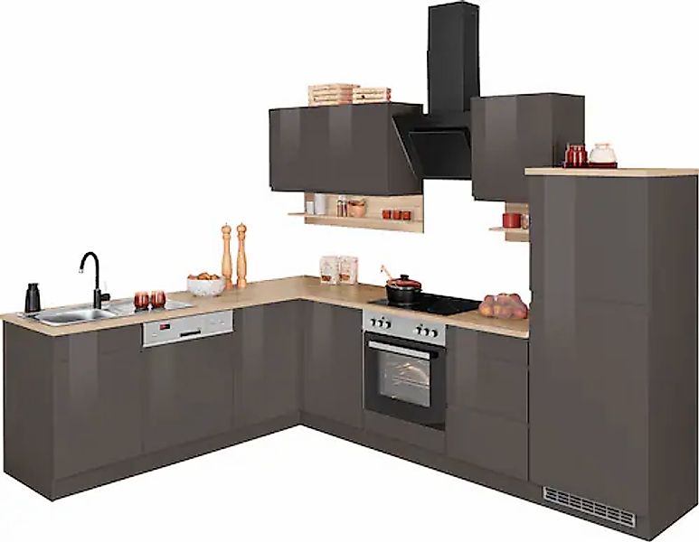 KOCHSTATION Winkelküche "KS-Virginia", Stellbreite 220/280 cm, wahlweise mi günstig online kaufen