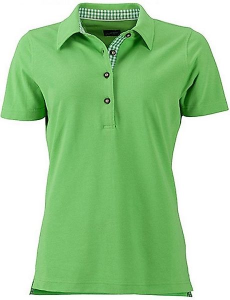 James & Nicholson Poloshirt Damen Traditional Polo / Trachtenknöpfe aus Hor günstig online kaufen