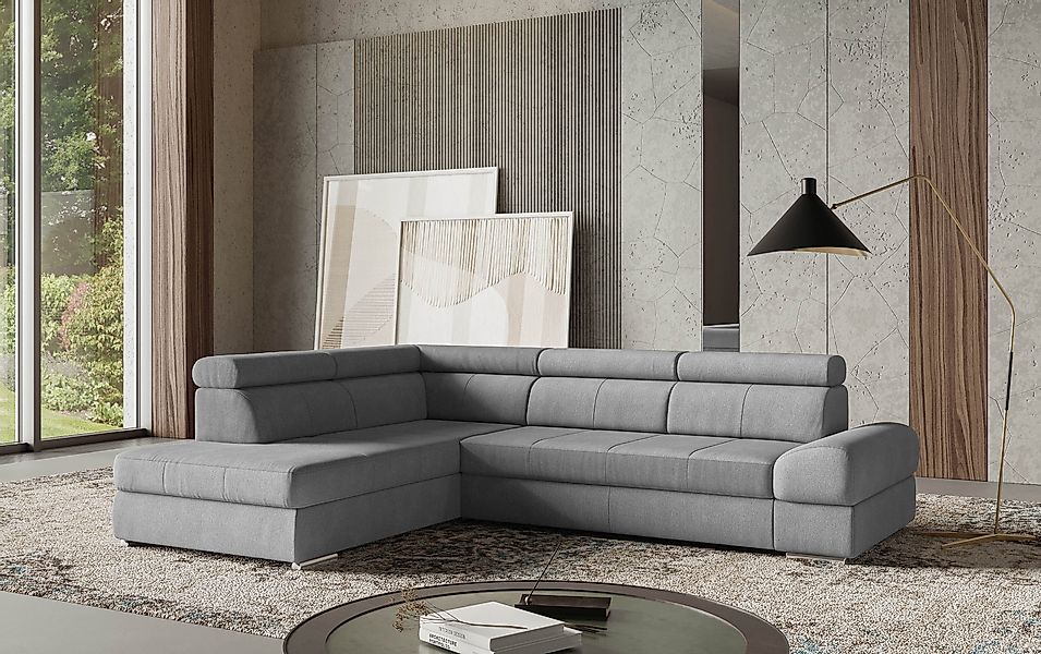 sit&more Ecksofa "Broadway L-Form" mit verstellbaren Kopfteilen, wahlweise günstig online kaufen