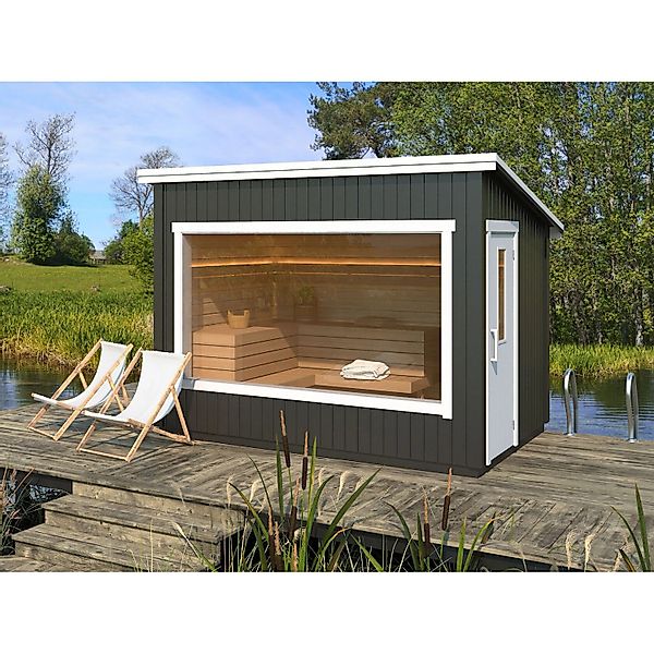 Fjordholz Design Saunahaus Modell Kalle günstig online kaufen