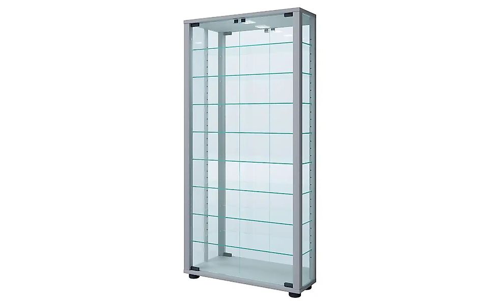 Hängevitrine  Vitrosa ¦ silber ¦ Maße (cm): B: 59 H: 114,3 T: 18.0 Schränke günstig online kaufen