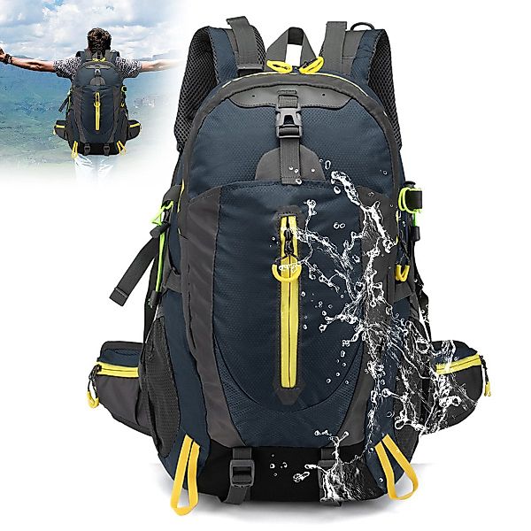 ZEUOPQ Wanderrucksack Wasserdichter Rucksack 40L Trekkingrucksack günstig online kaufen
