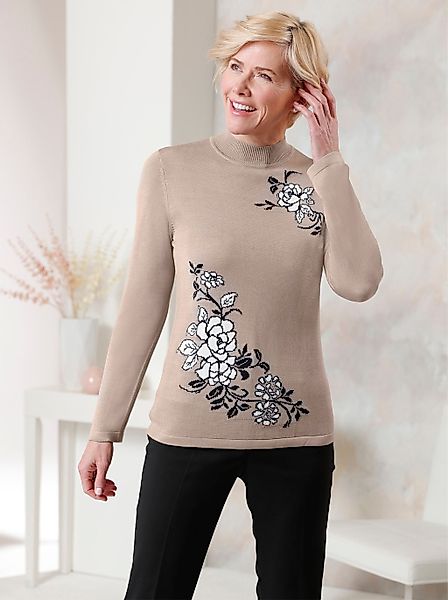 Classic Stehkragenpullover "Stehkragen-Pullover" günstig online kaufen