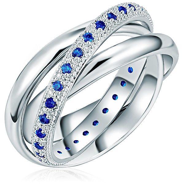 Lulu & Jane Fingerring silber, mit günstig online kaufen