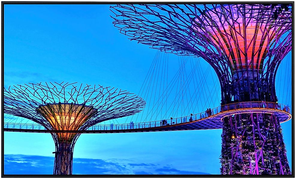Papermoon Infrarotheizung »Singapore Bay Supertrees«, sehr angenehme Strahl günstig online kaufen