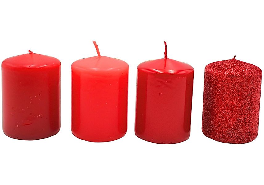 Dekohelden24 Formkerze Stumpenkerzen in verschiedenen Varianten, günstig online kaufen