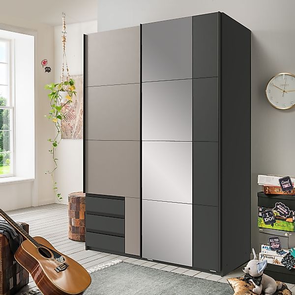 Wimex Schwebetürenschrank Emden moderner Kleiderschrank mit günstig online kaufen