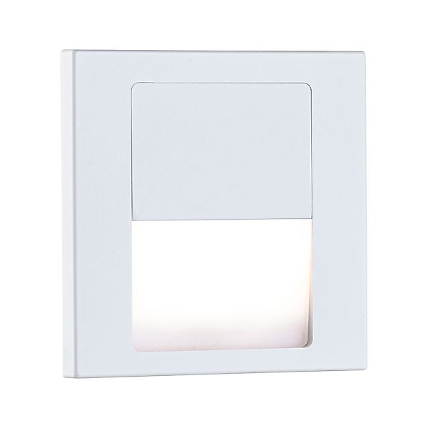 Paulmann "LED Wandeinbauleuchte Tsaro eckig 80x80mm 1W 80lm 230V 2700K Weiß günstig online kaufen
