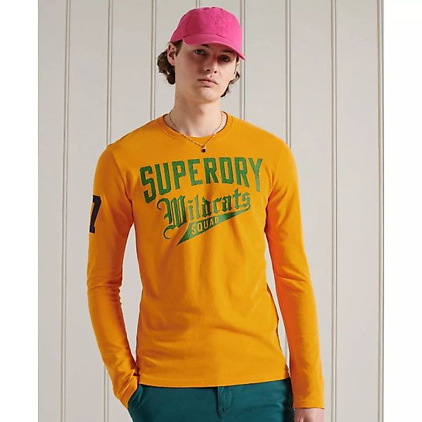 Superdry Collegiate Graphic Langarm-t-shirt M Alaska Gold günstig online kaufen