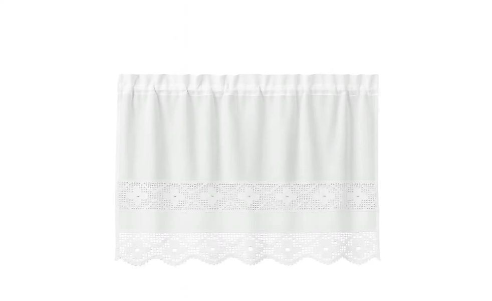 Weckbrodt Scheibengardine   ¦ creme ¦ Synthetik ¦ Maße (cm): B: 120 H: 0,5 günstig online kaufen